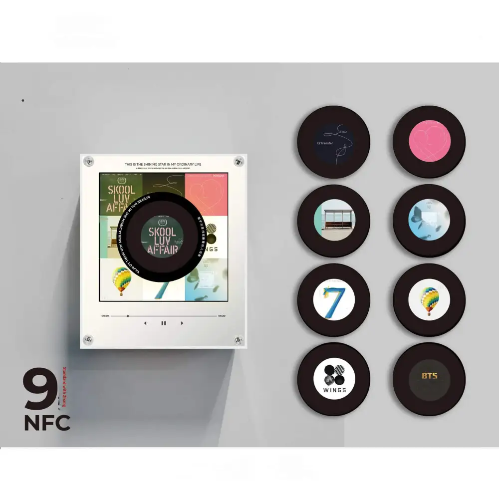 Personalized NFC Music Photo Musical Night Light Fridge Magnet