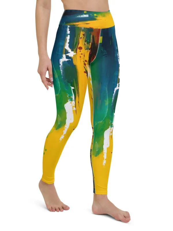 Art Paint Yoga Leggings