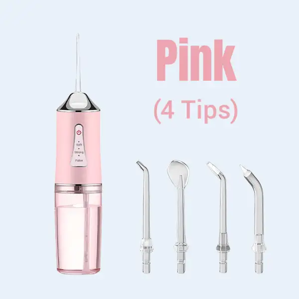 Electrically powered dental irrigator for thorough cleaning