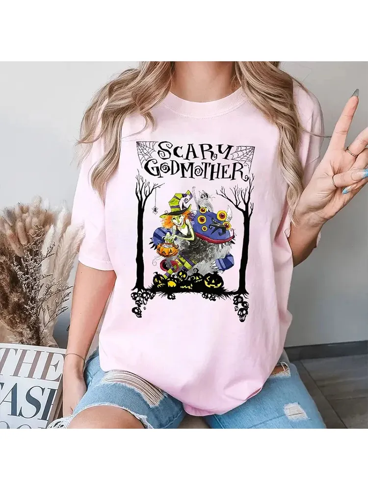 💥LAST DAY SALE 50% OFF💥sacry godmother halloween retro witch harry the werewolf t -shirt