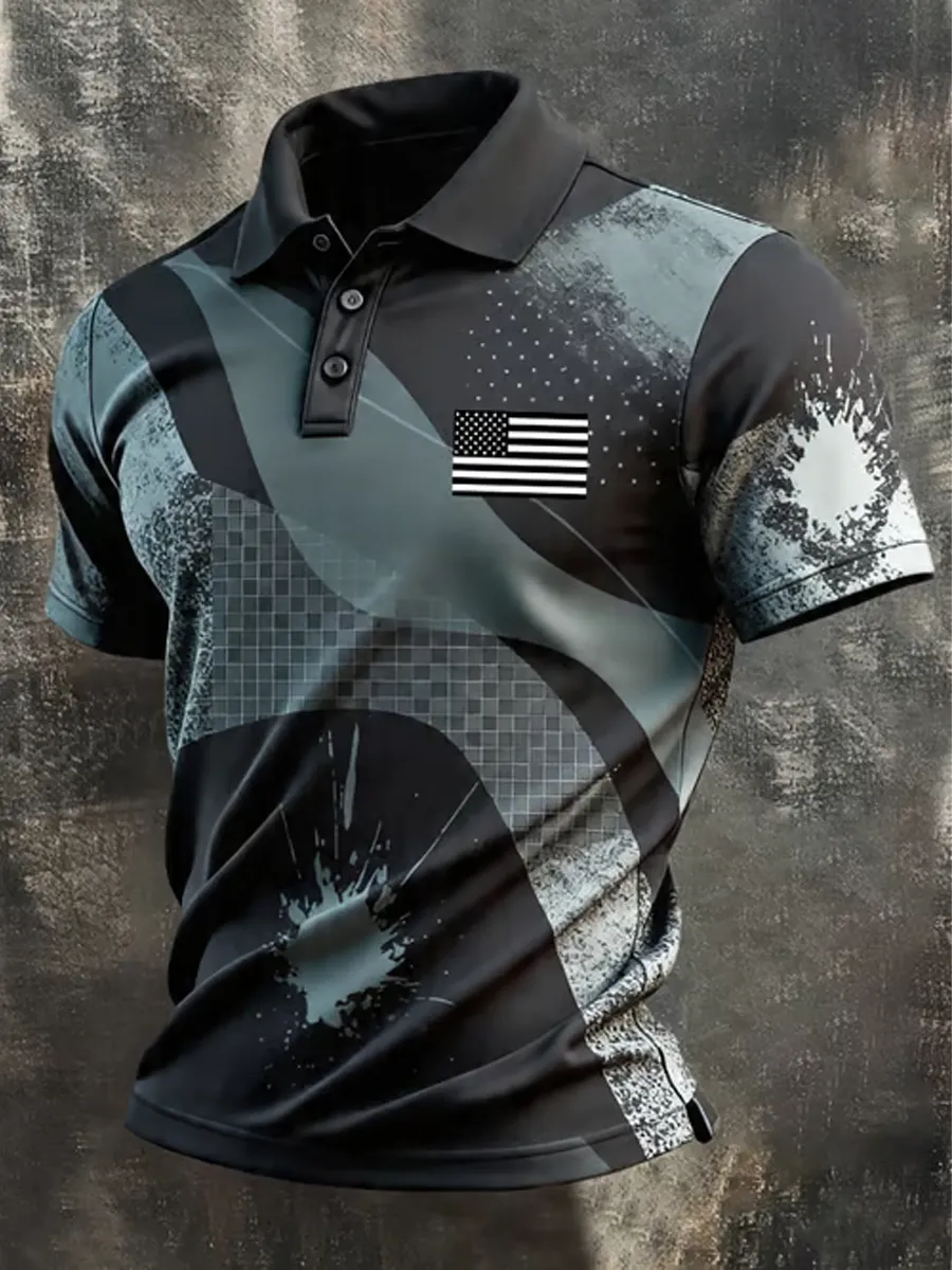 Men's America Anniversary Short-Sleeve Polo Shirt