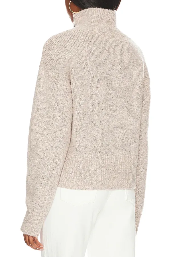 Boxy Snap Front Sweater