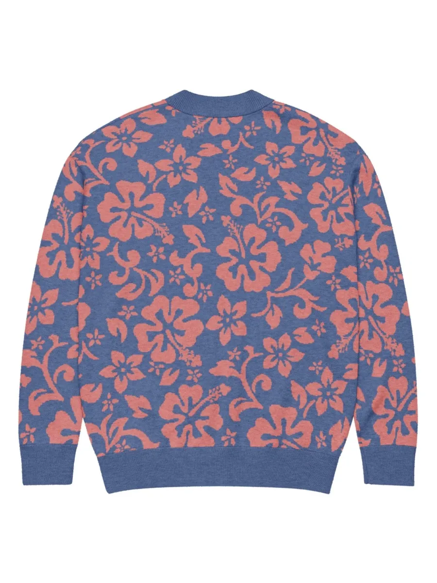 Hibiscus Print Cardigan
