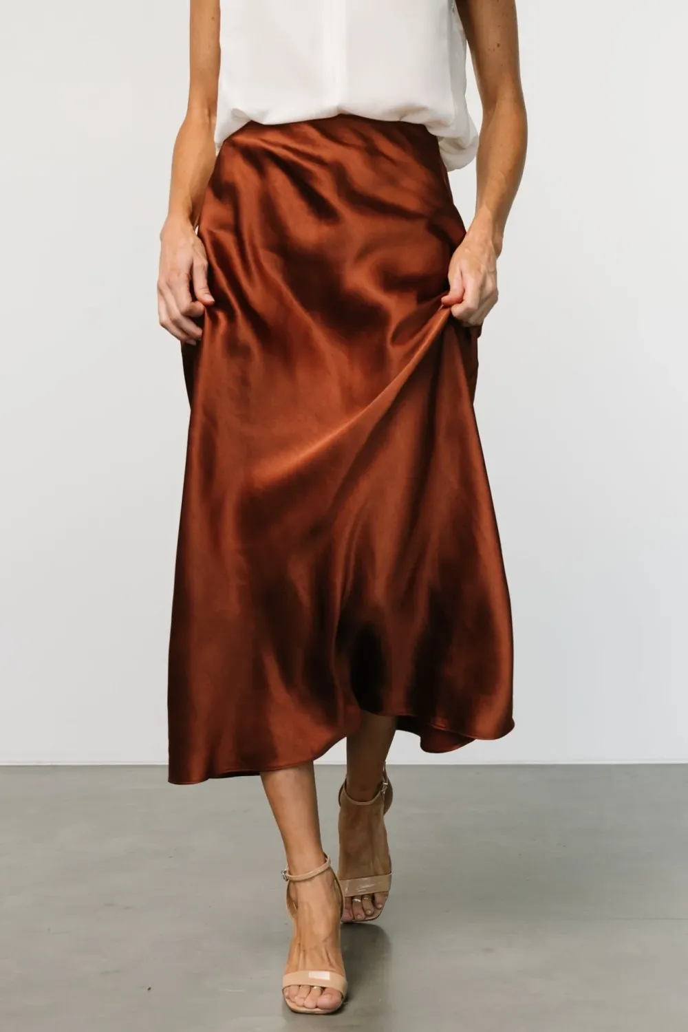 Basic Versatile Solid Color Comfortable Skirt