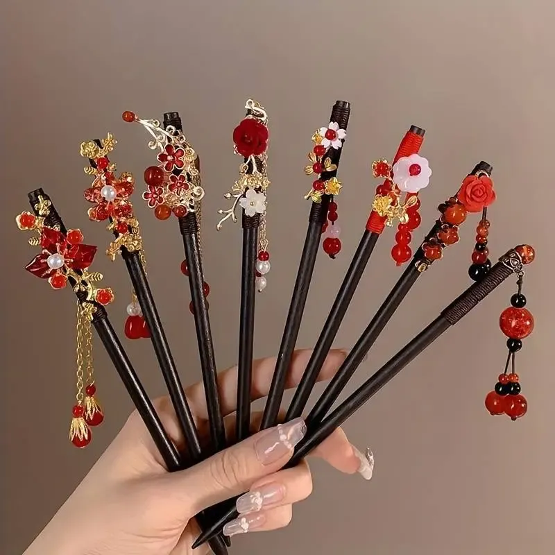 Royal Style Retro Hairpin Decorated