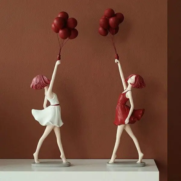 Girl With Balloon Sculpture