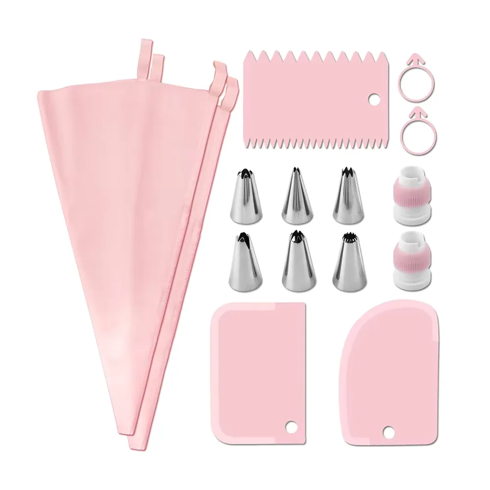 Scraper Mounted Mouth Set Silicone Cake