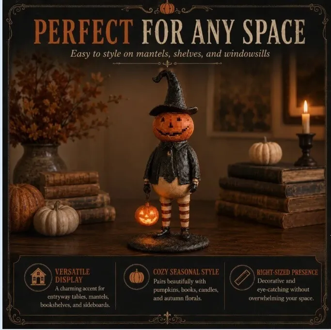 Halloween Handheld Pumpkin Lantern Ornament
