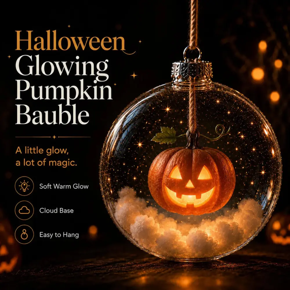 Glowing Halloween Ornament Collection