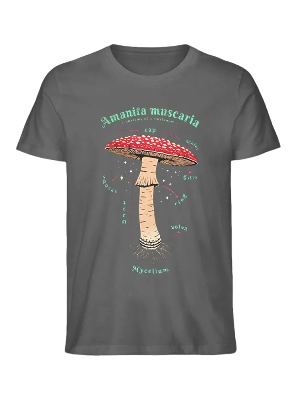 Anatomy Fly Agaric -  100% Cotton T-Shirt