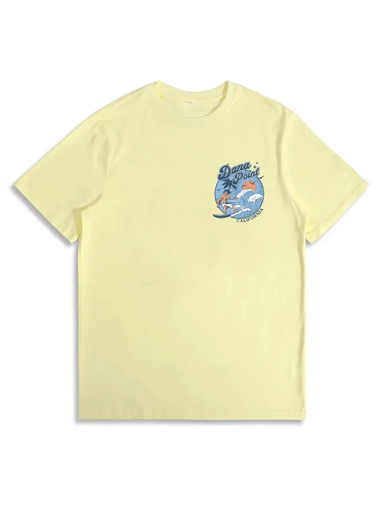 Vintage Surfing Dana Point, California Retro Sunset Surf California T-Shirt