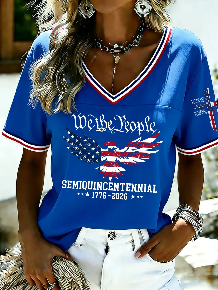 Women's American 250th Anniversary Printed T-Shirt
