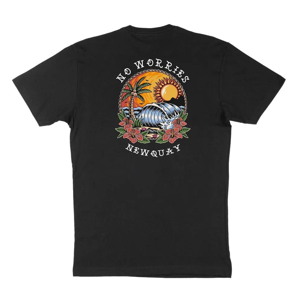 Coastal Relaxation Print T-Shirts
