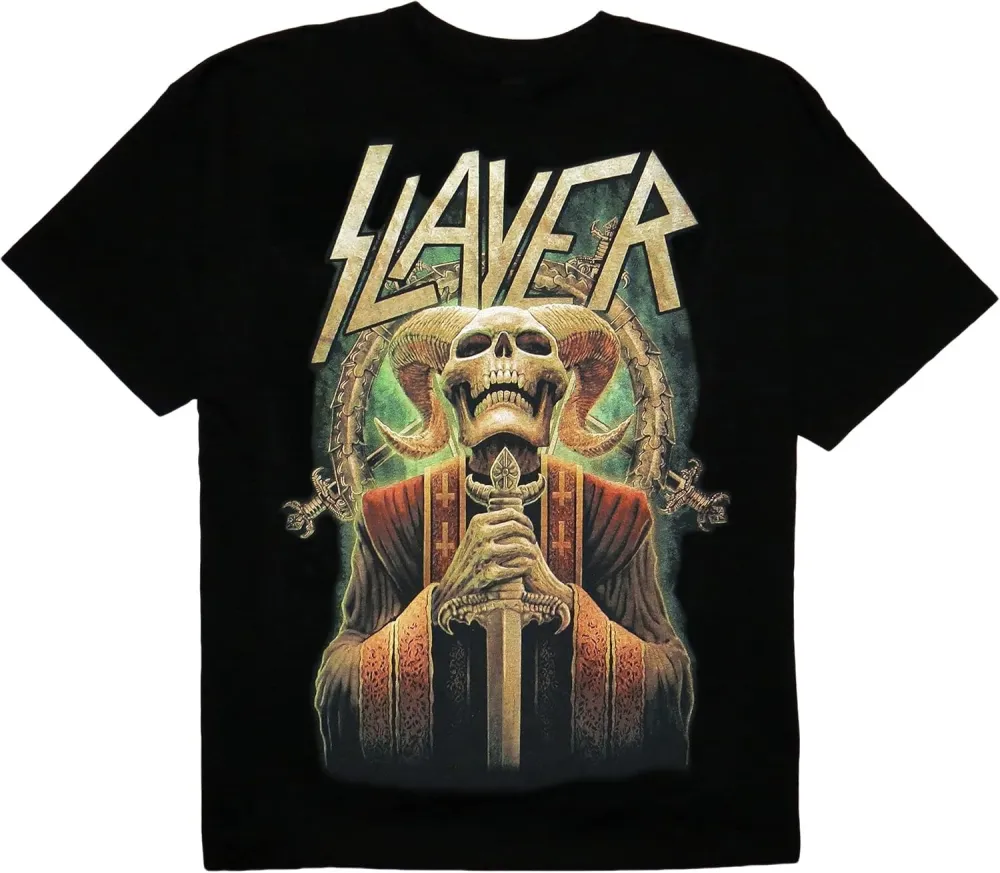 Men's Skull Printed Crew Neck T-Shirt