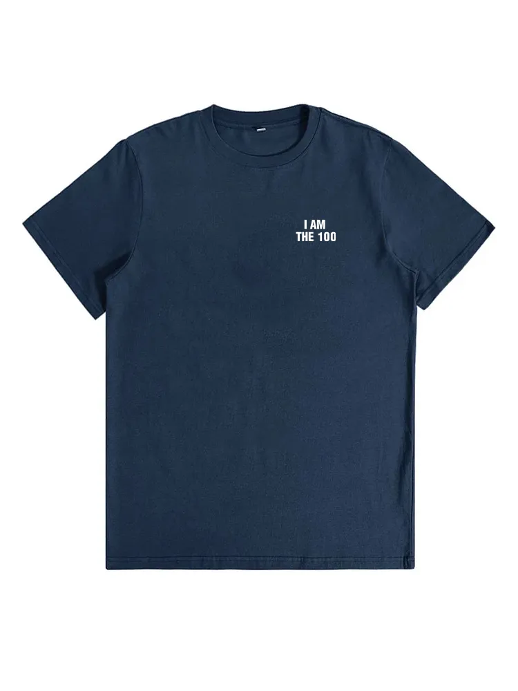 I Am The 100 Black Tee