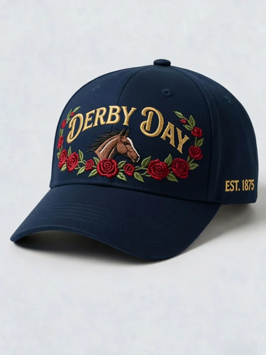 Derby Rider Cap Unisex Derby DAY Casual Baseball Cap - eternalgreatusa