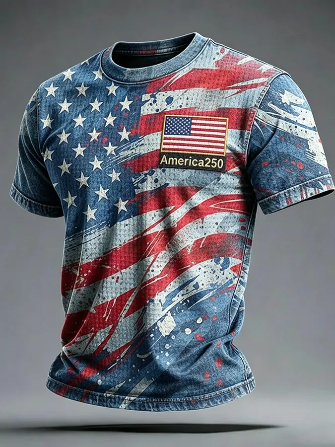 Men'S American Faith Printed T-Shirt