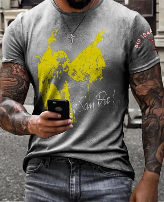 Men'S Rip Ozzy Prince Of Darkness Printed T-Shirt