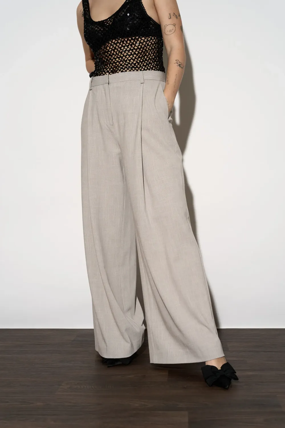 Slight Stretch Tailored Pants