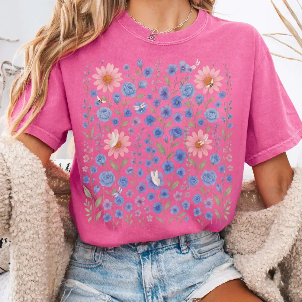 Cottagecore Wildflower T-shirt