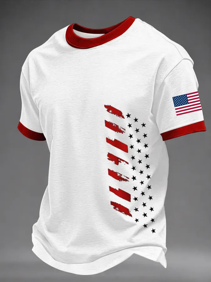 Men'S American Independence Day Casual T-Shirt