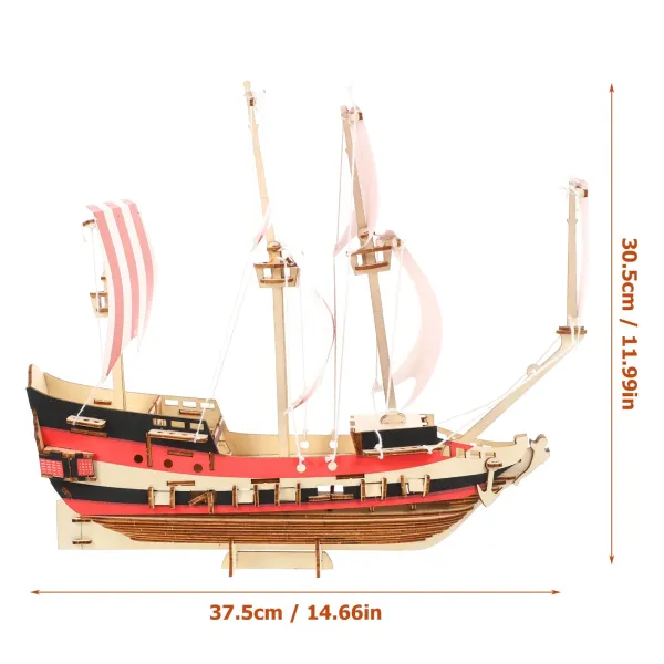 Environmentally Friendly Material Wooden Model Ship