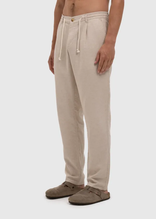 Sharp Casual Linen Pants