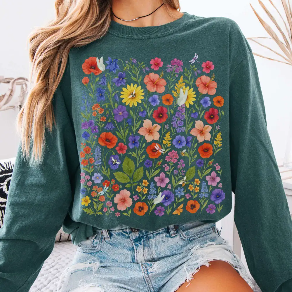 Wildflowers Long Sleeve Shirt