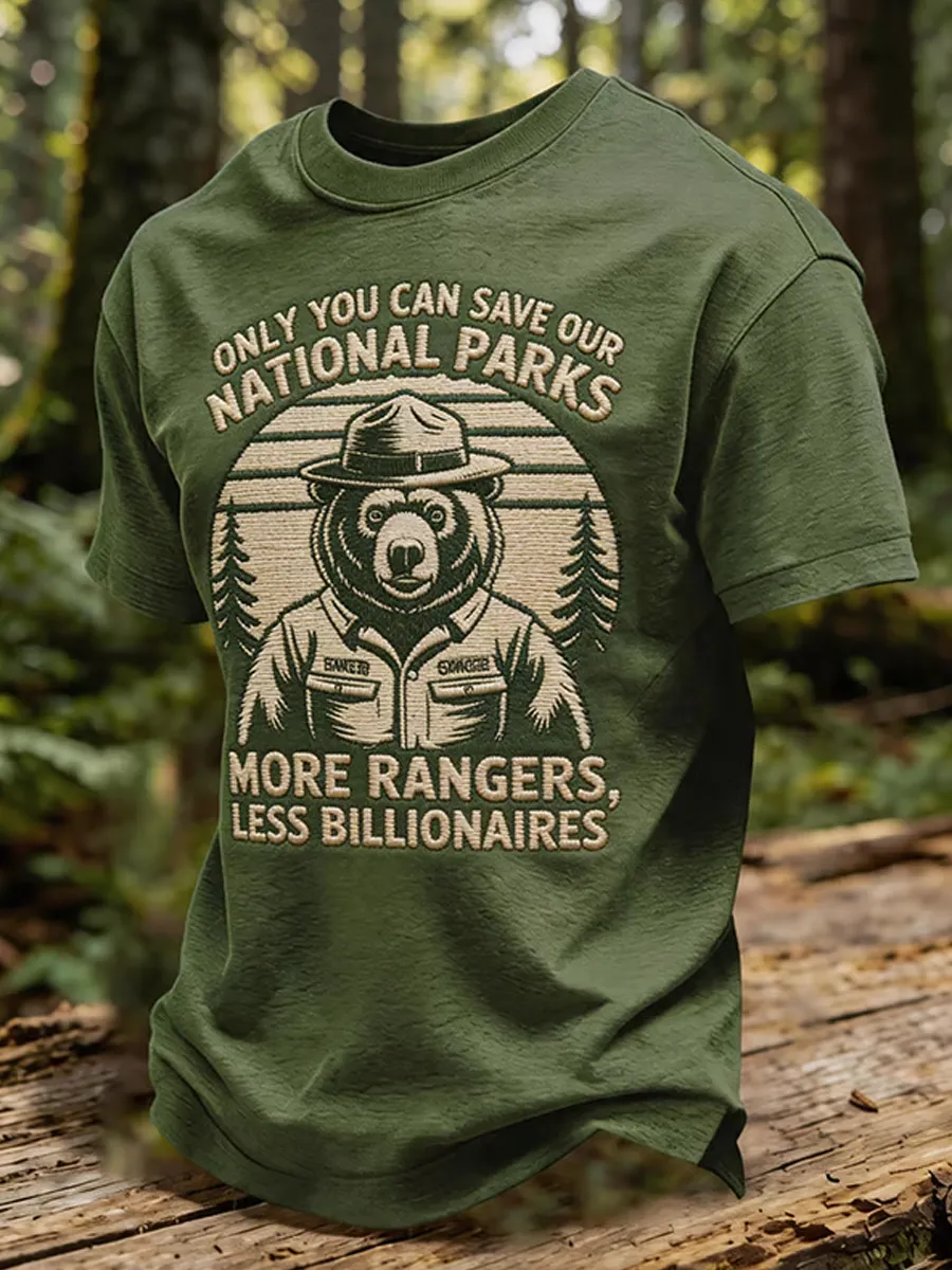 Only You Can Save Our National Parks More Rangers Fewer Billionaire T-Shirts