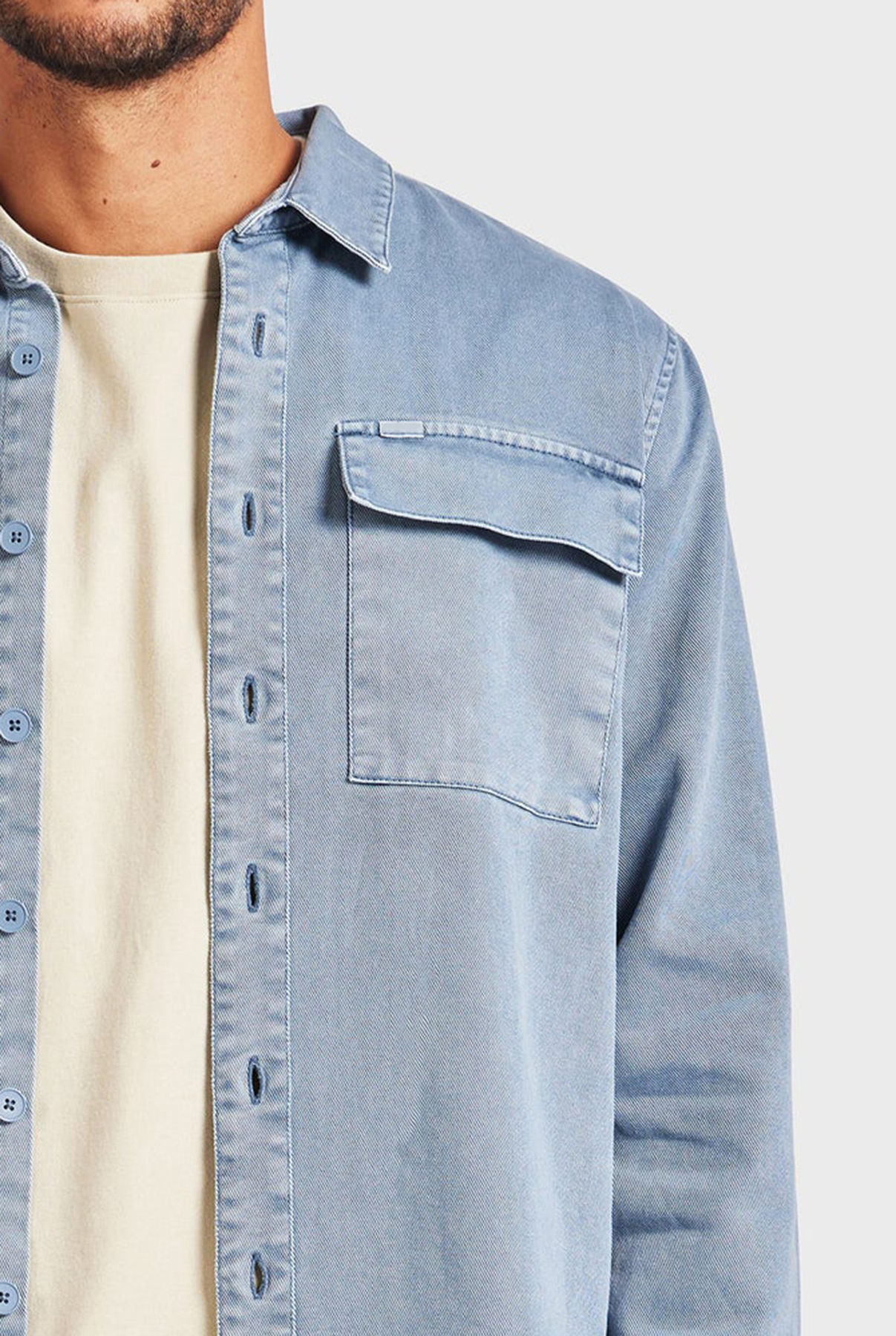 Essential Overshirt- Dutch blue