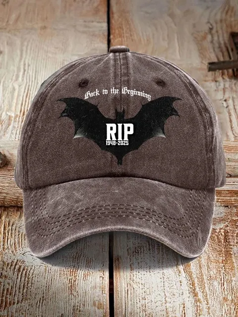 Unisex Prince Of Darkness Forever Rip Legend Ozzy Osbourne Memorial Hat