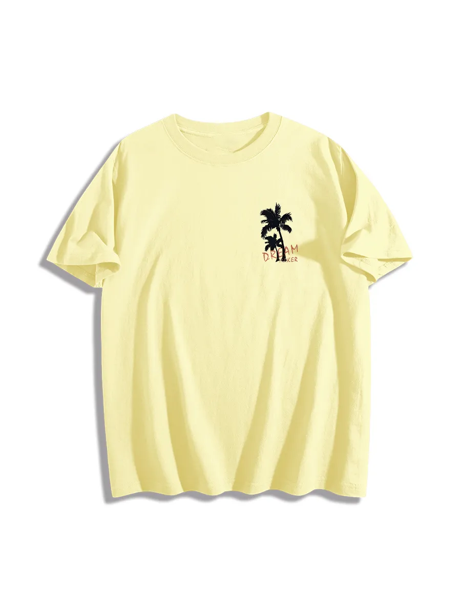 Dreamy Palm Scene Graphic T-Shirt