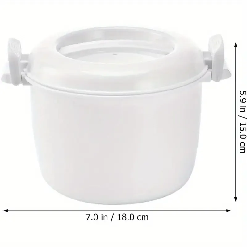 Mini Stainless Steel Microwave Rice Cooker