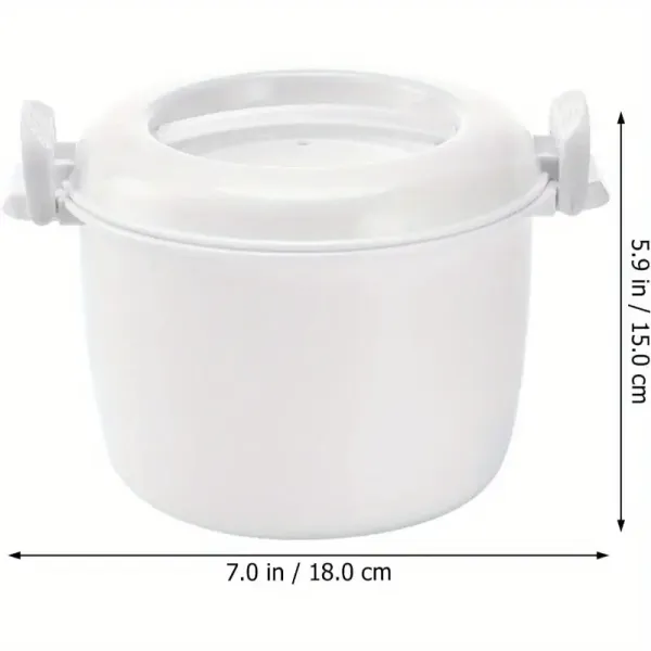 Mini Stainless Steel Microwave Rice Cooker