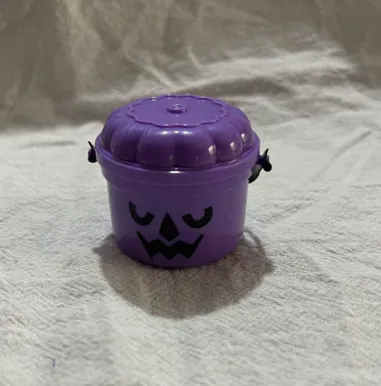 2pcs Halloween Pumpkin Mini Buckets Candy Party Decor
