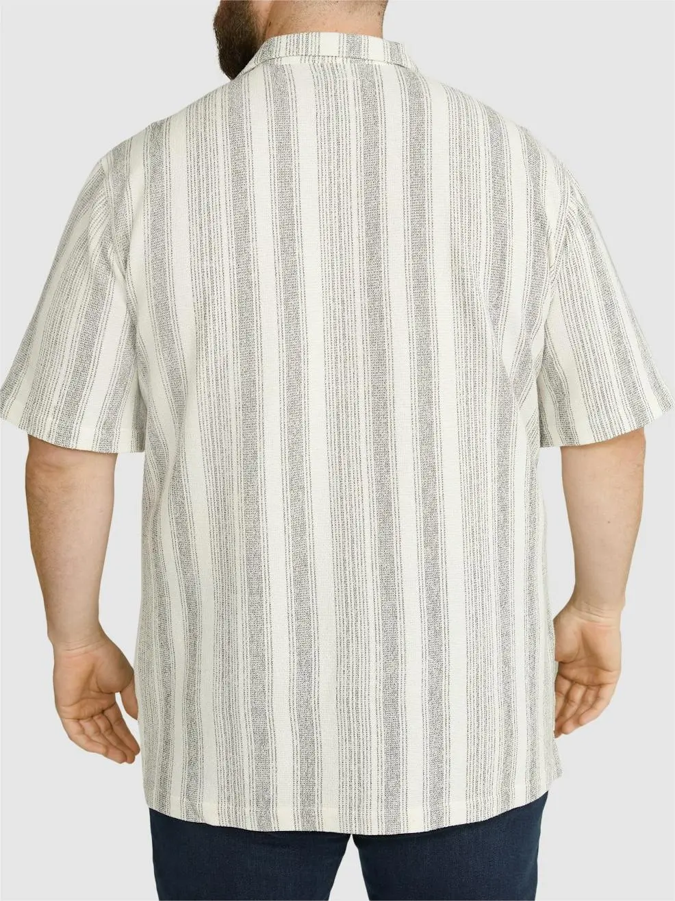 Men's Comfortable Striped Short Sleeve Shirts