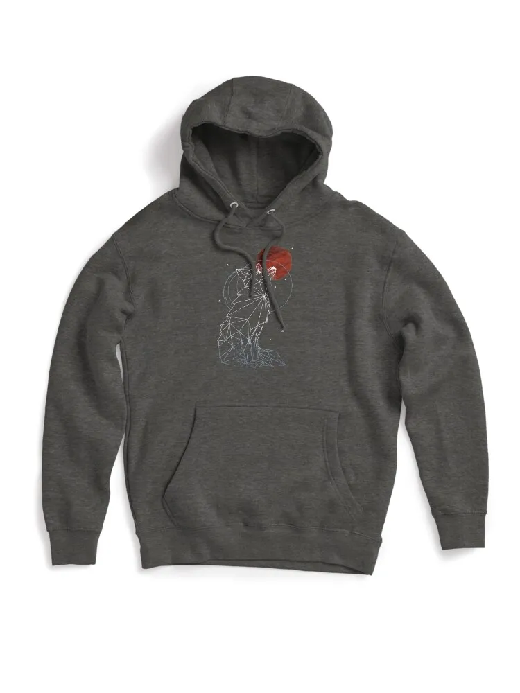 Fox In The Stars Pullover Hoodie