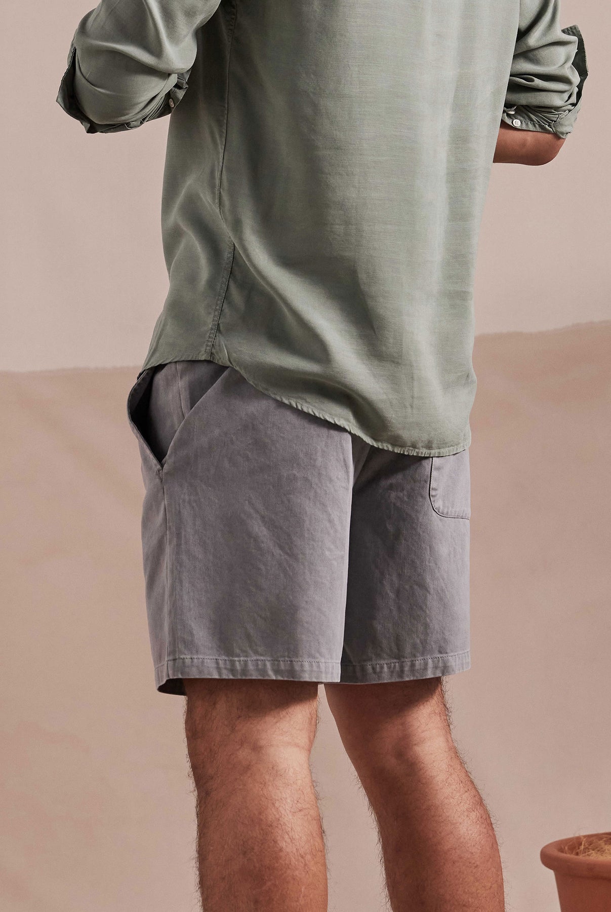 Newman Short-Dove grey
