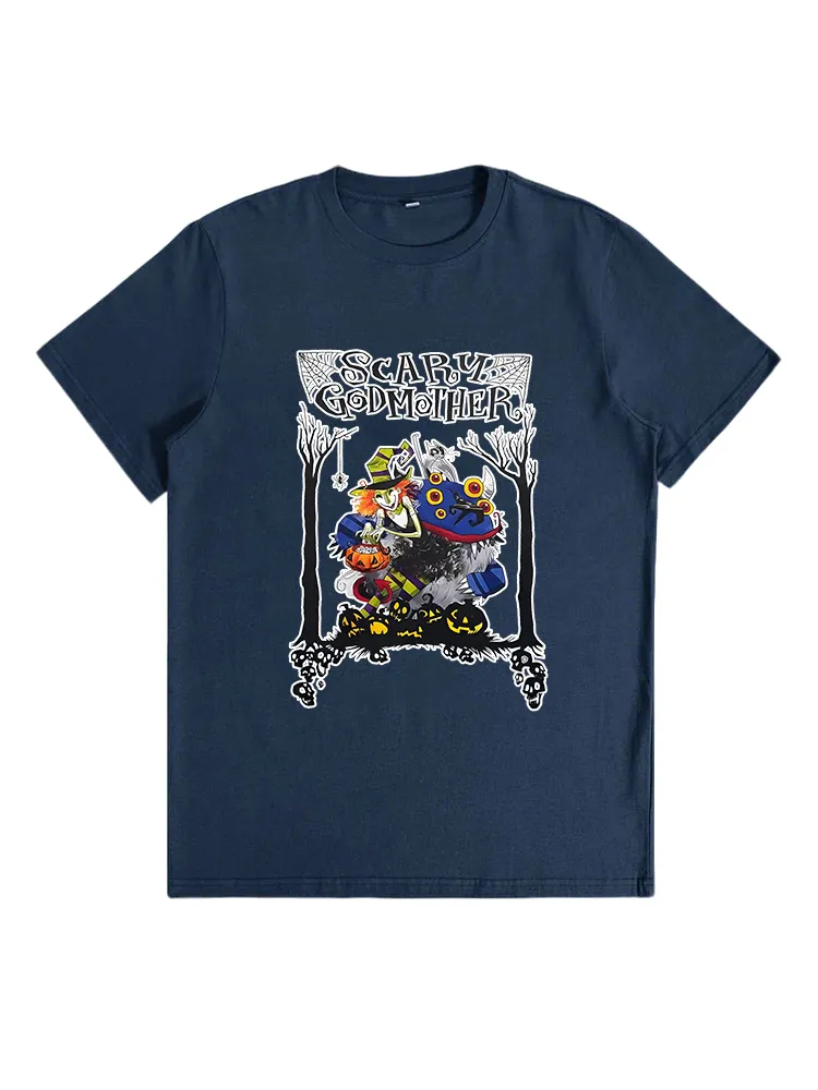 Unisex Halloween Crew Neck Short Sleeve T-Shirt