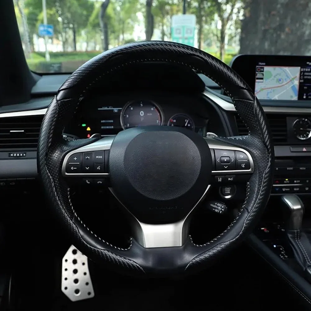 Two Simple-Style Car Steering Wheel Covers