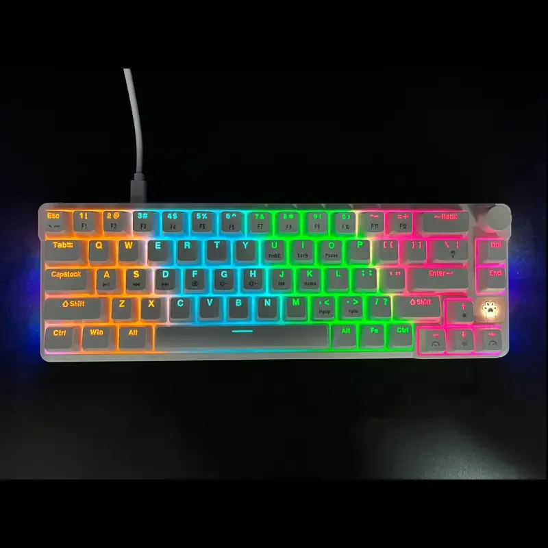 White Mechanical Gaming Keyboard