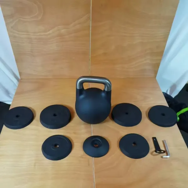 Black Adjustable Weight Kettlebell