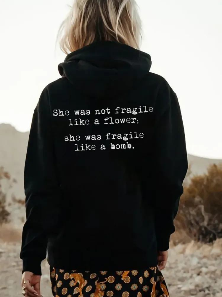 Regular Fit Long Sleeve Hoodie