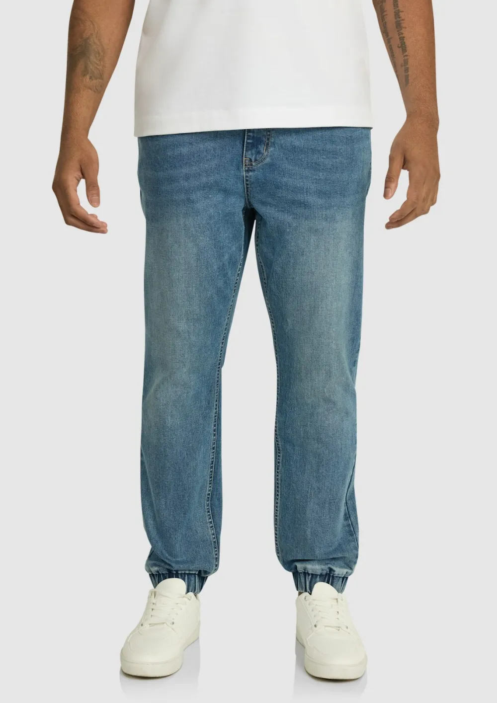 Mid Wash Small Legged Jeans
