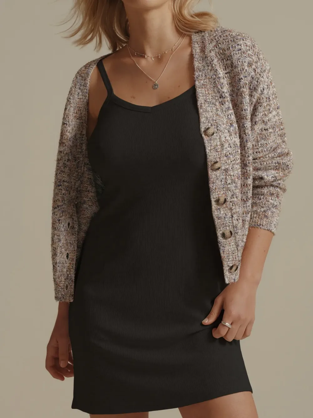 Basics Rib Slip Dress