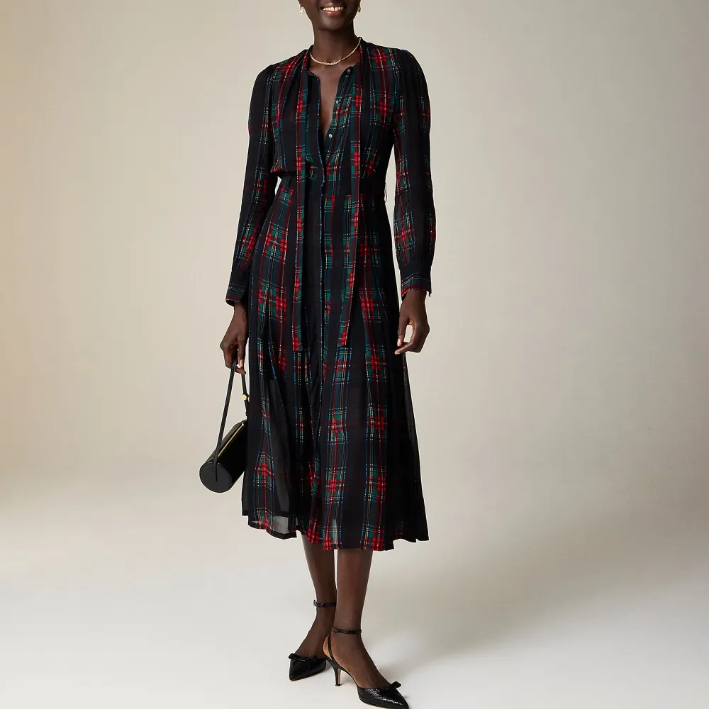 Street Long-Sleeve Cashmere Dresses