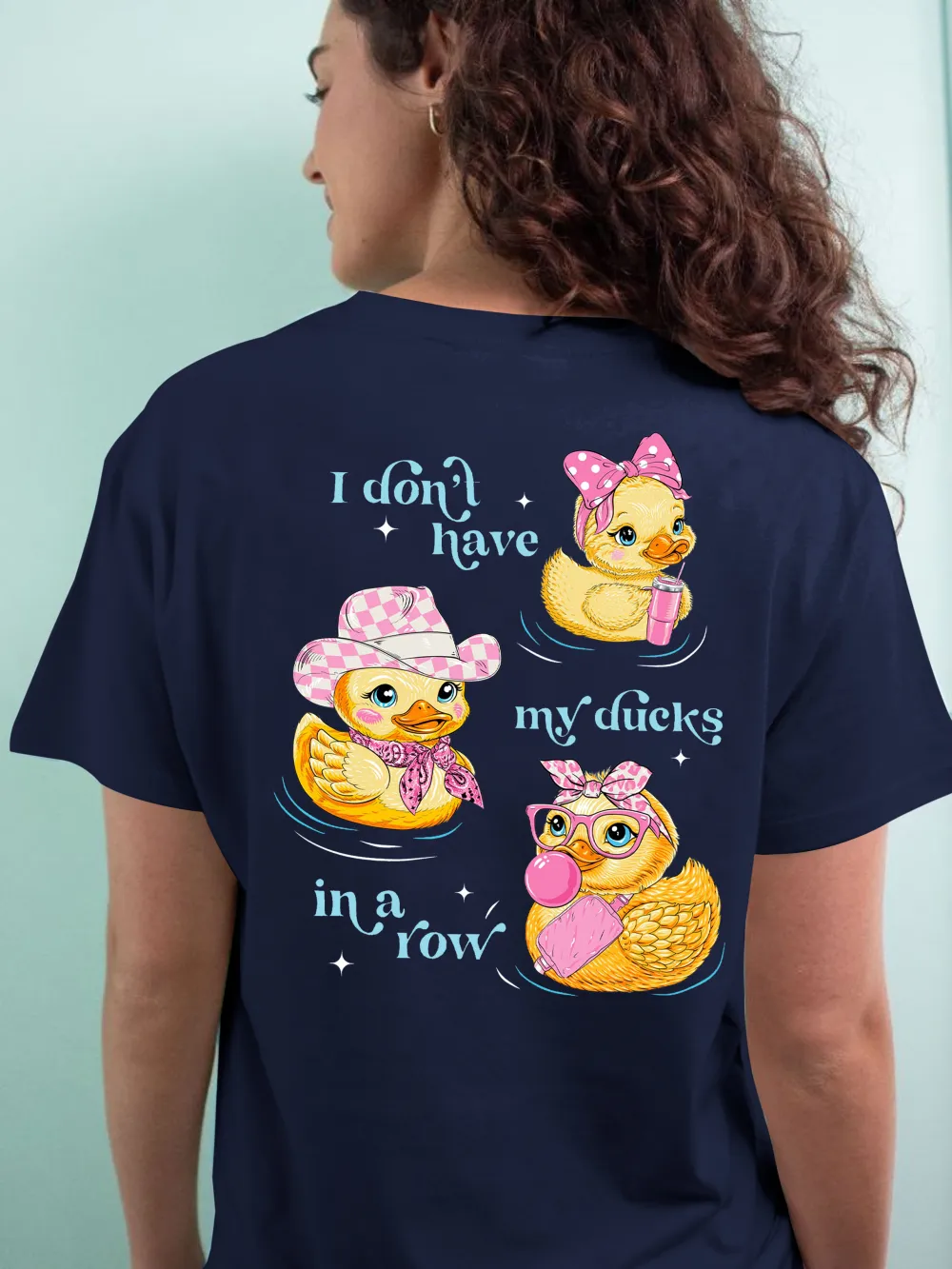 Women's Duck Graphic Back Print Tee