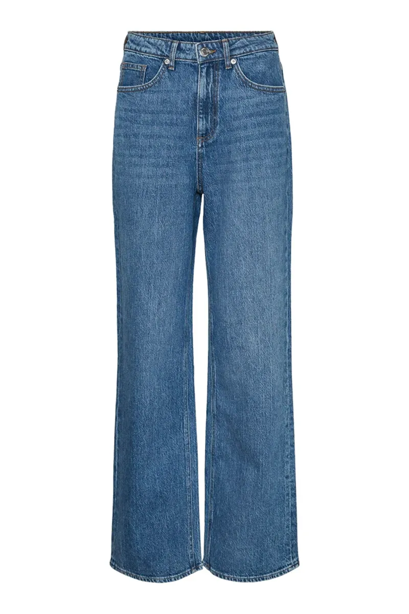 Fashion High Rise Wide Leg Jeans