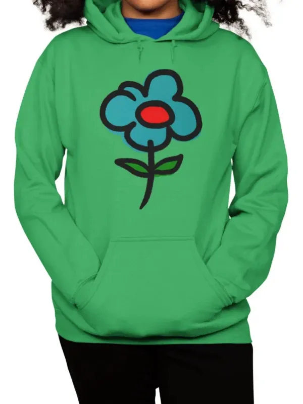 Cartoon Flower Hoodie