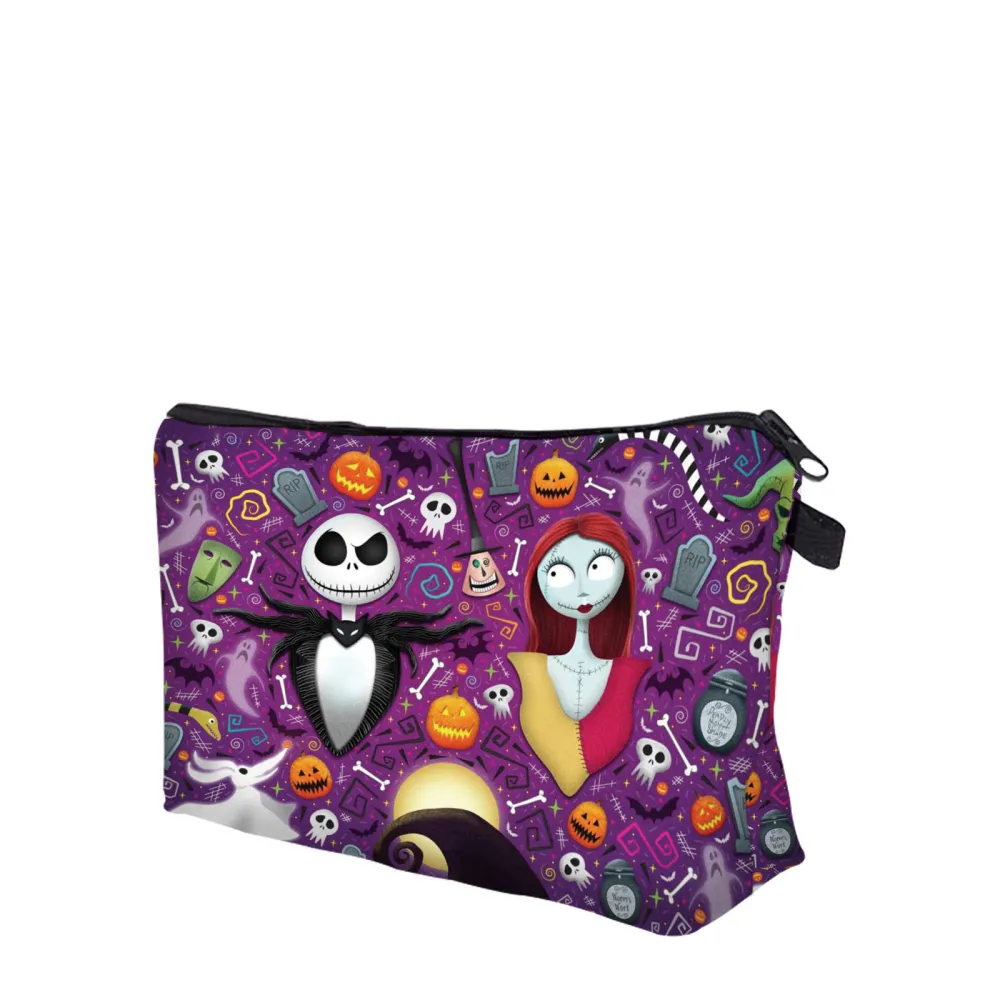 Nailhour Halloween Purple Witch Makeup Bag